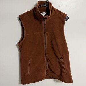 Natural Reflections Brown Fleece Vest